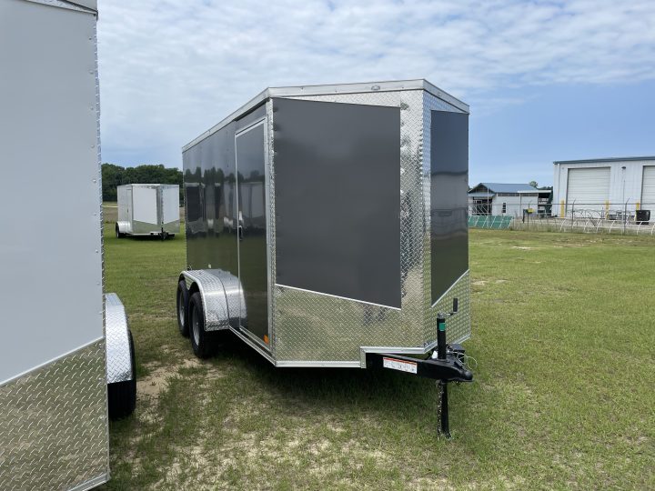 6x12 Tandem axle - Charcoal - Polycore