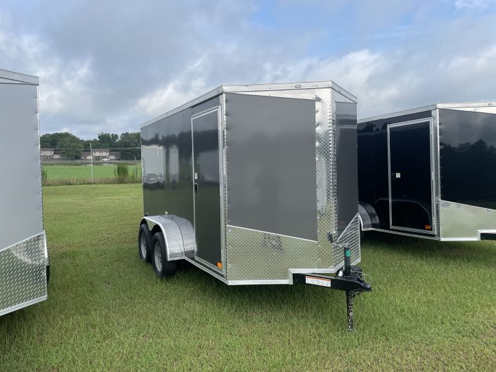 6x12 Tandem axle - Charcoal - Polycore
