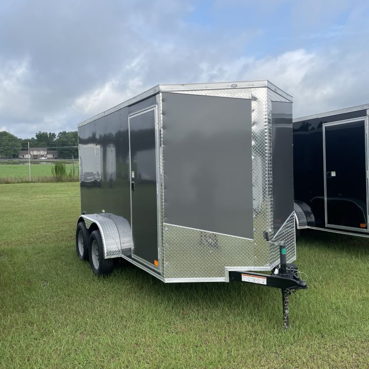 6x12 Tandem axle - Charcoal - Polycore