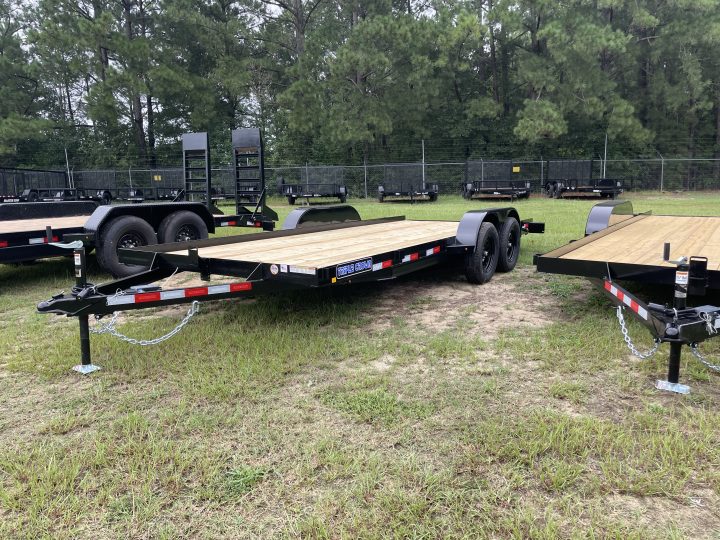 7x18 wood deck Car hauler - Triple Crown