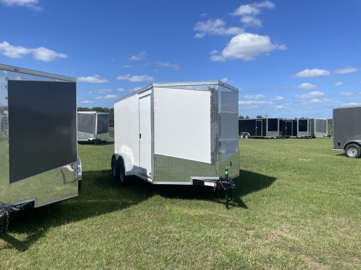 7x12 Tandem - White poly