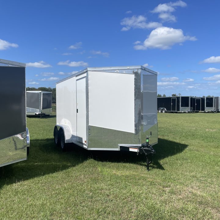 7x12 Tandem - White poly