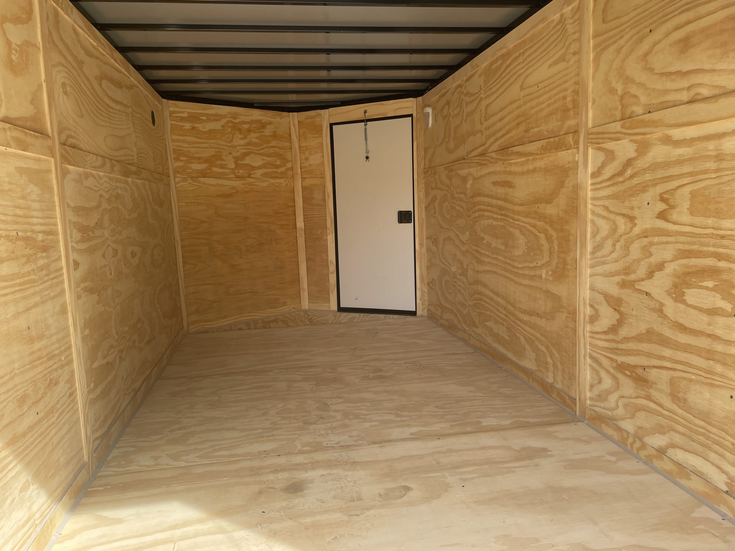 7x14 Charcoal Blackout V nose Door - Image 3