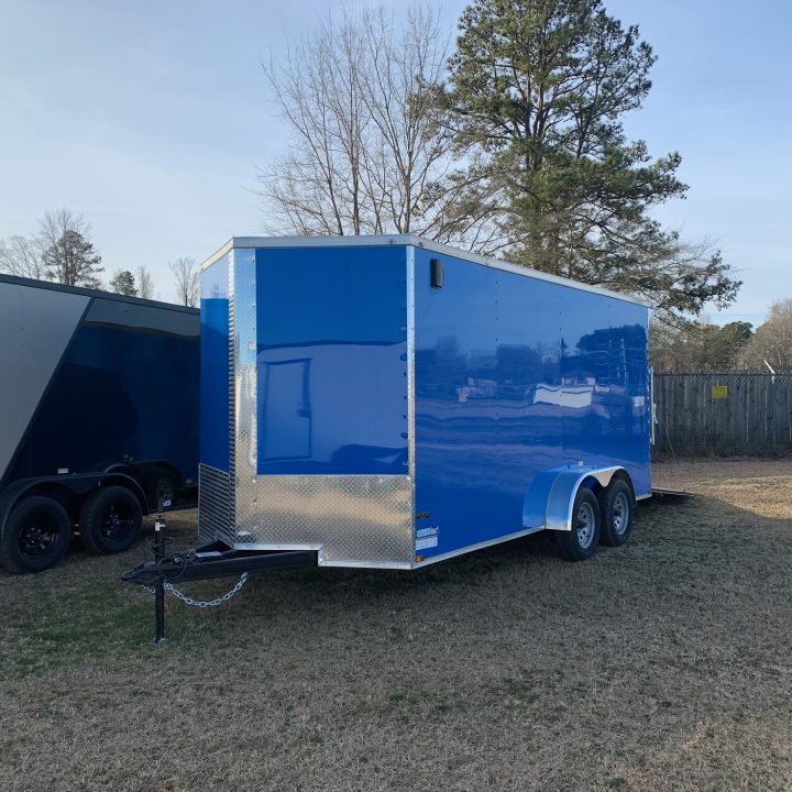 7x16 - Blue - w/ rear wing