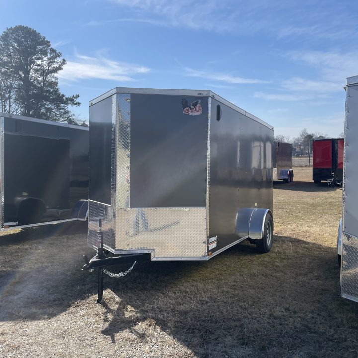 6x12 - Single Axle - Charcoal