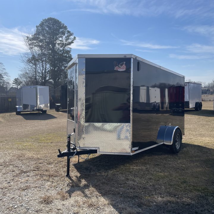 6x12 - Single Axle - Black