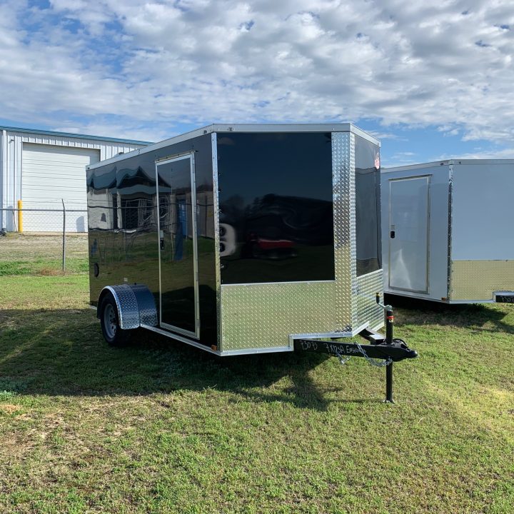 7x12 Single Axle - Black
