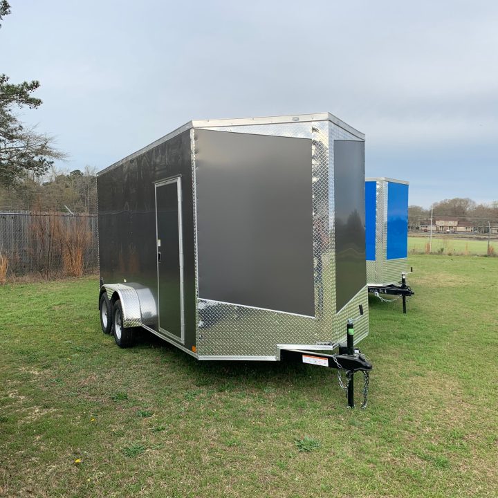 7x16 Charcoal Poly - 7'3" Interior