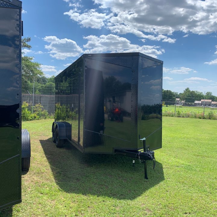 7x16 - Blackout Edition w/ wing - 7'3"