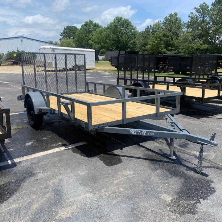Superior - 6x12 - Single Axle - Gray