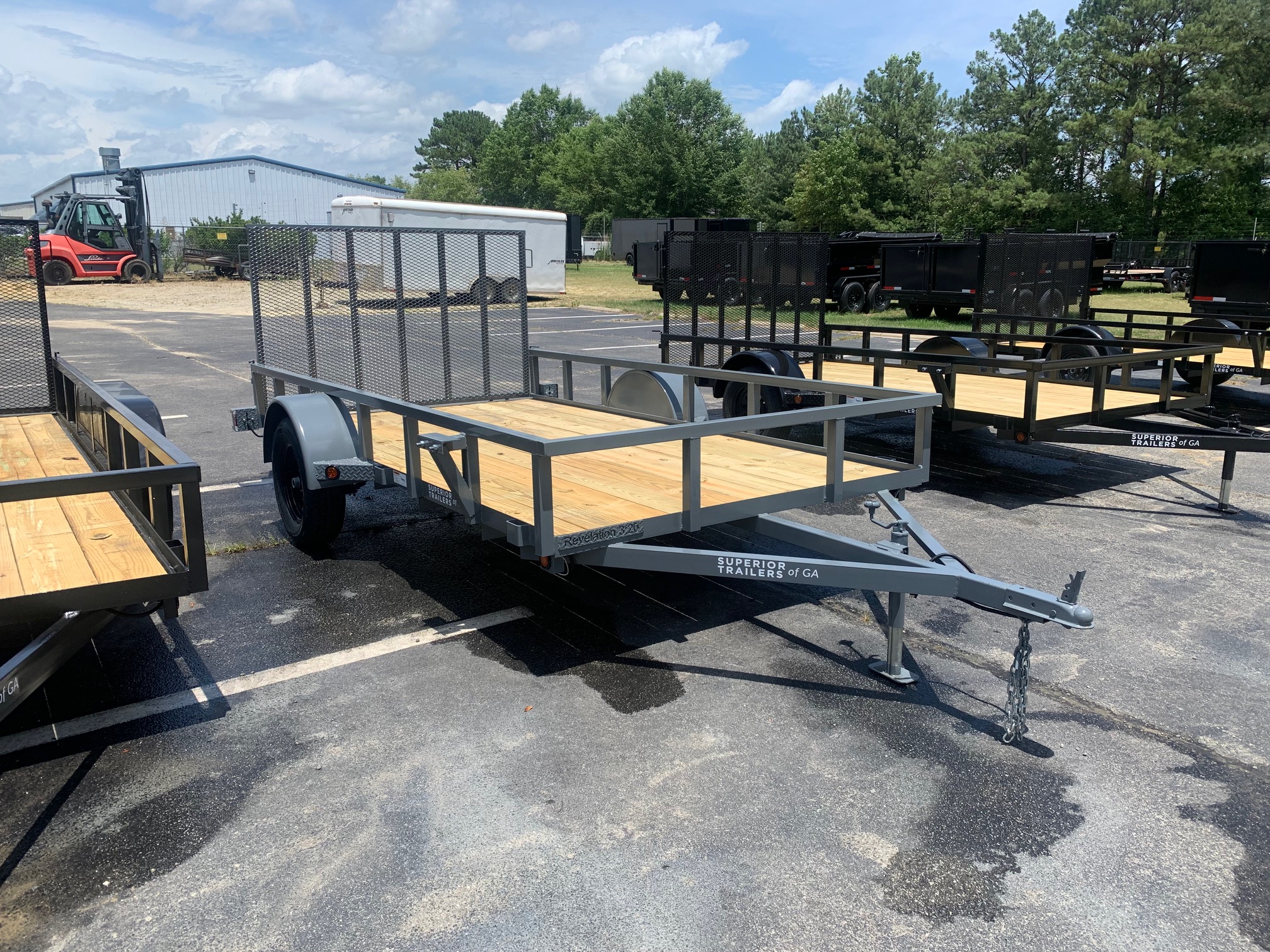 Superior - 6x12 - Single Axle - Gray