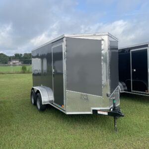 6x12 Tandem axle - Charcoal - Polycore